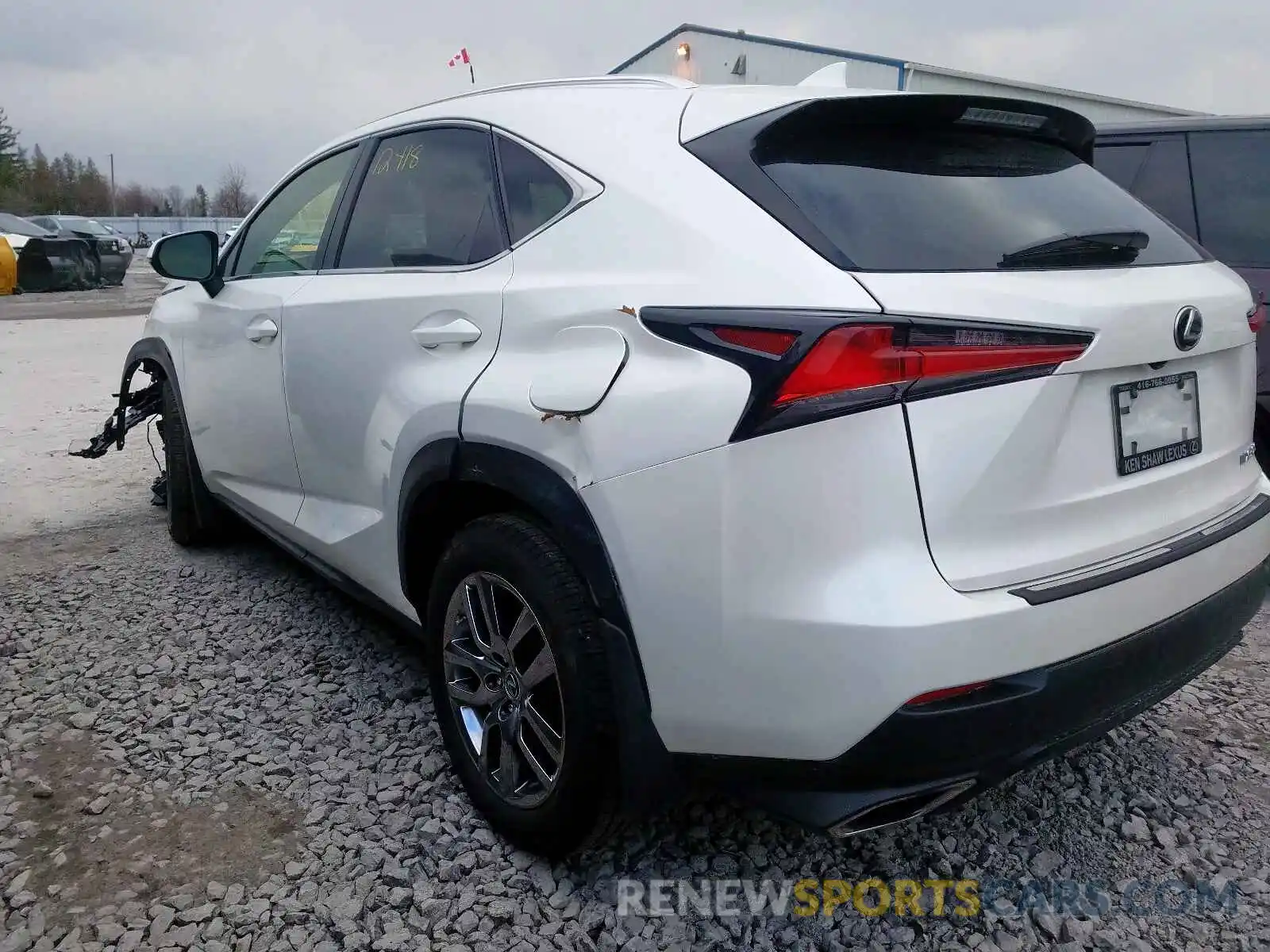 3 Фотография поврежденного автомобиля JTJBARBZ8K2204670 LEXUS NX 300 BAS 2019