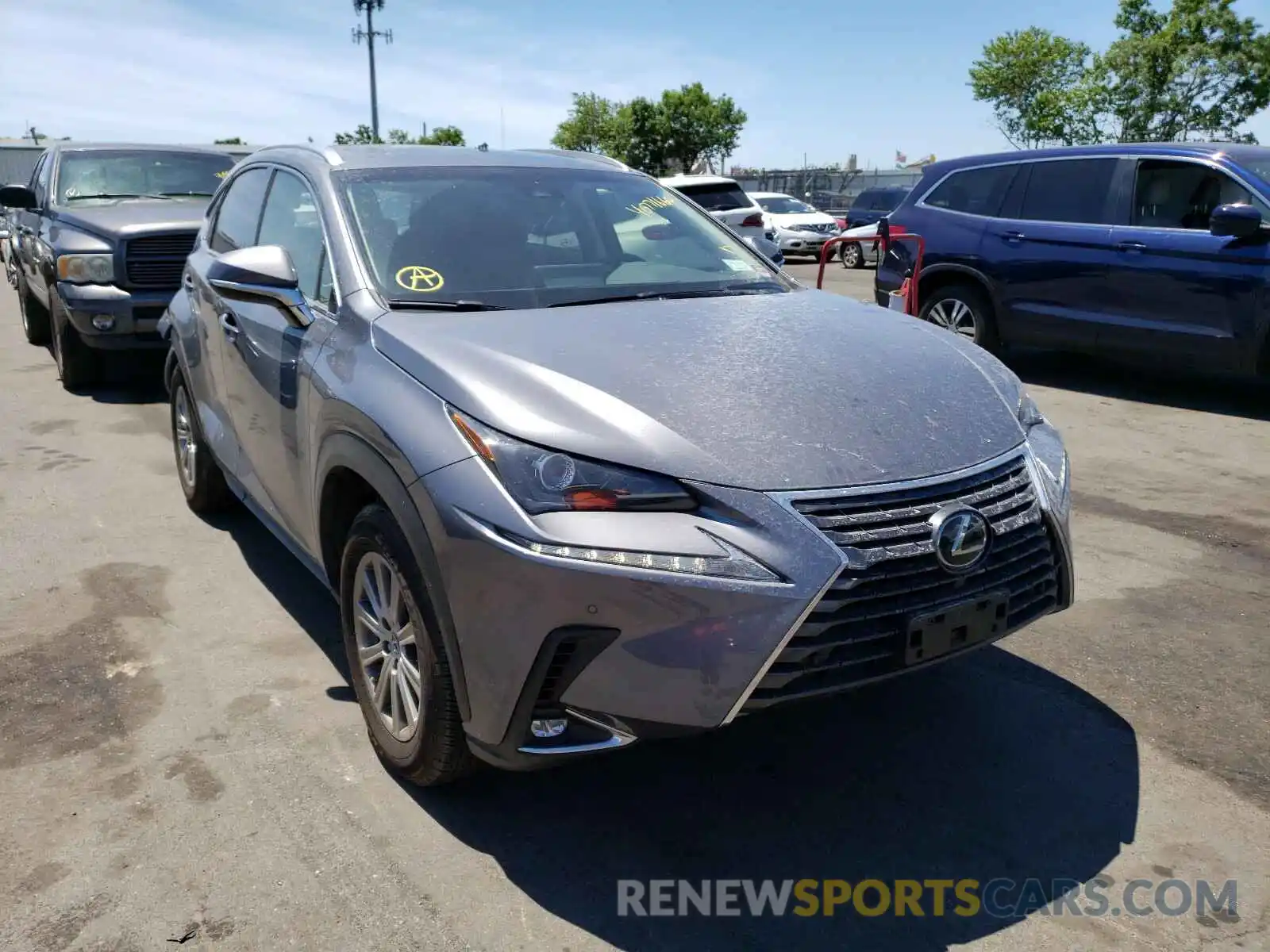 1 Photograph of a damaged car JTJBARBZ8K2215216 LEXUS NX 300 BAS 2019