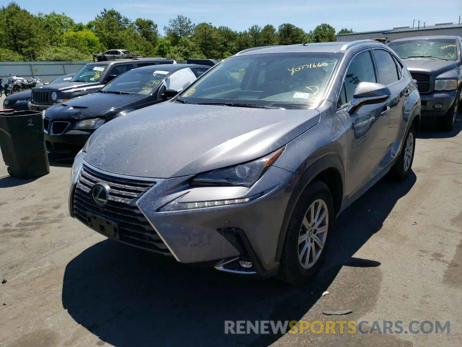 2 Photograph of a damaged car JTJBARBZ8K2215216 LEXUS NX 300 BAS 2019