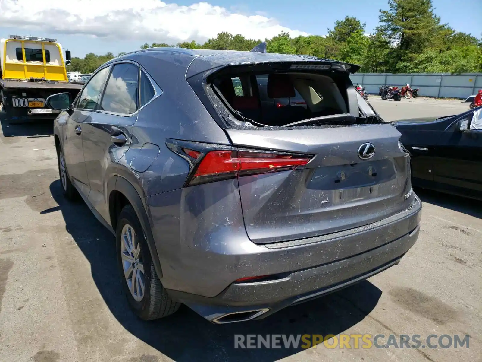 3 Photograph of a damaged car JTJBARBZ8K2215216 LEXUS NX 300 BAS 2019