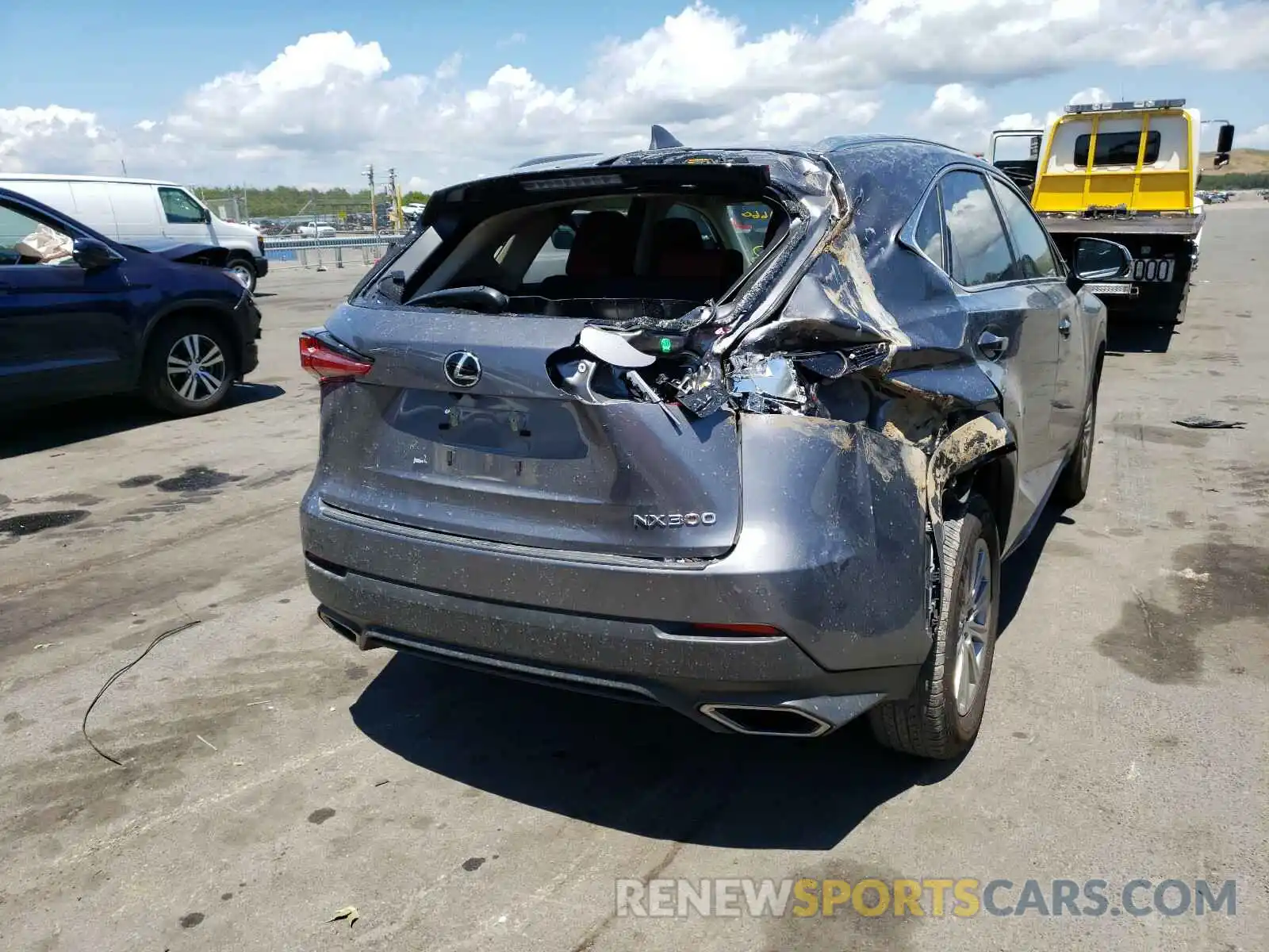 4 Photograph of a damaged car JTJBARBZ8K2215216 LEXUS NX 300 BAS 2019