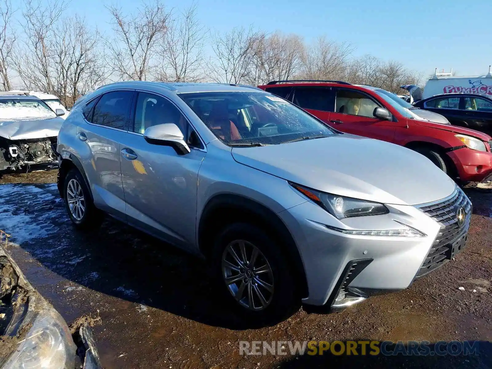 1 Фотография поврежденного автомобиля JTJBARBZ9K2191590 LEXUS NX 300 BAS 2019