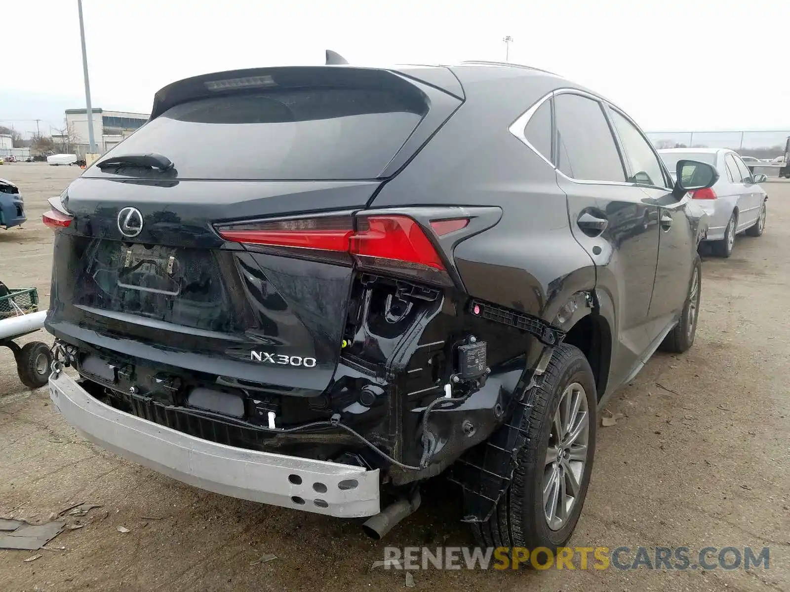 4 Фотография поврежденного автомобиля JTJBARBZ9K2197146 LEXUS NX 300 BAS 2019
