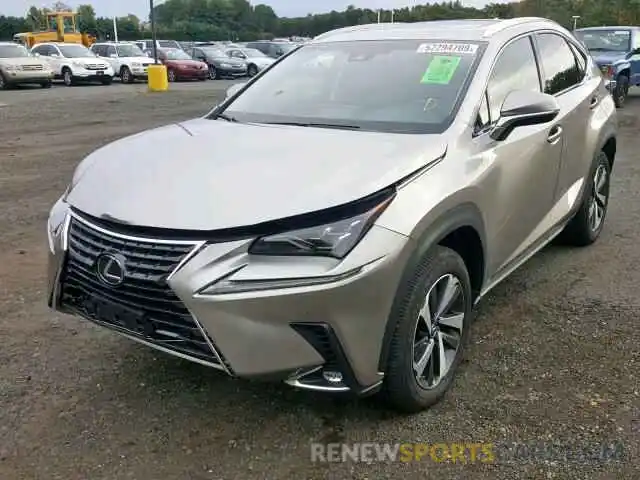 2 Фотография поврежденного автомобиля JTJBARBZ9K2202068 LEXUS NX 300 BAS 2019