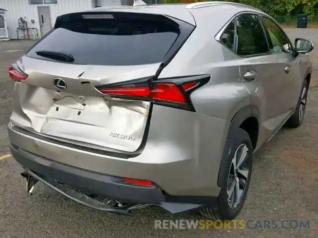 4 Фотография поврежденного автомобиля JTJBARBZ9K2202068 LEXUS NX 300 BAS 2019