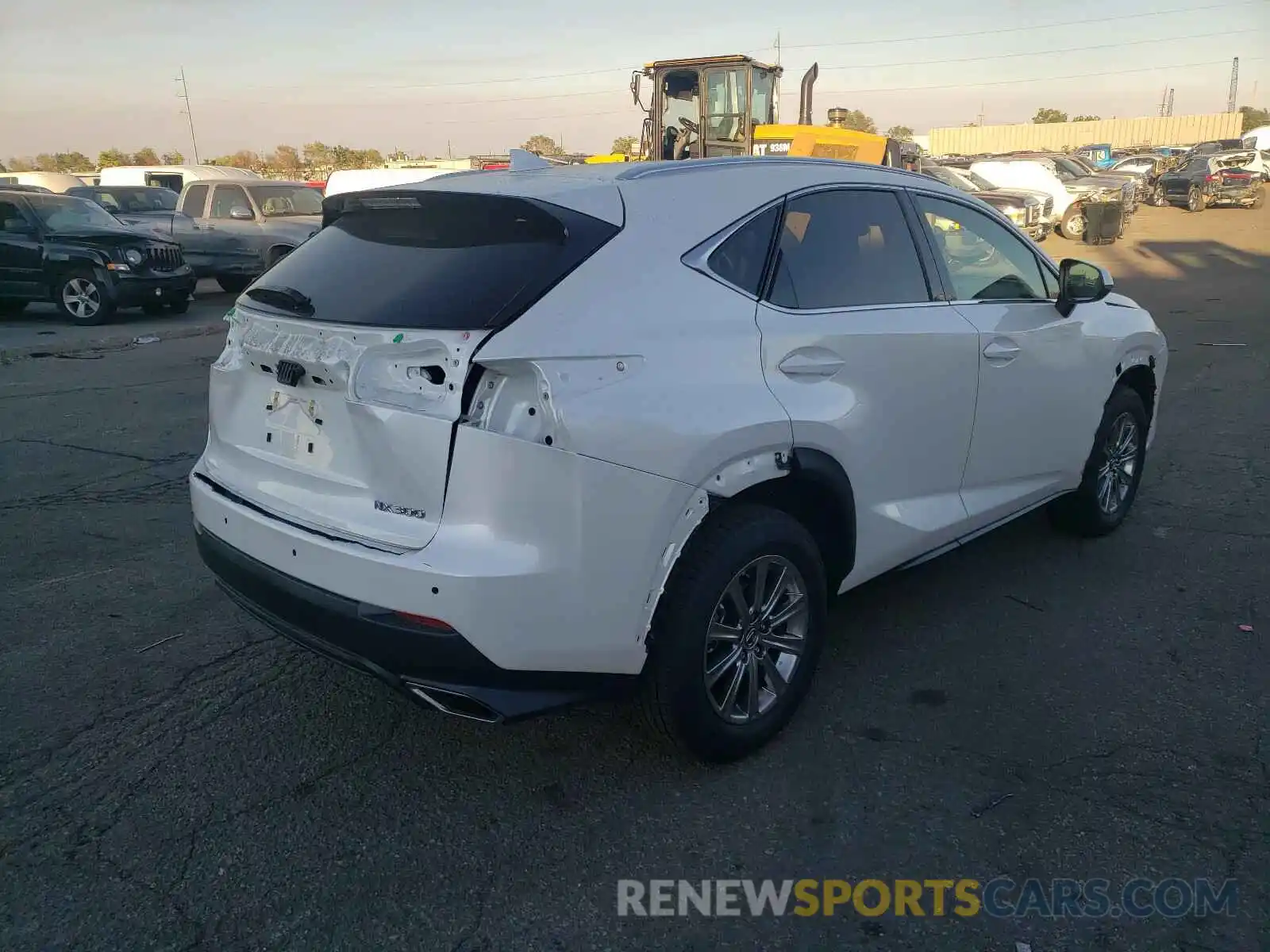 4 Фотография поврежденного автомобиля JTJBARBZ9K2211773 LEXUS NX 300 BAS 2019