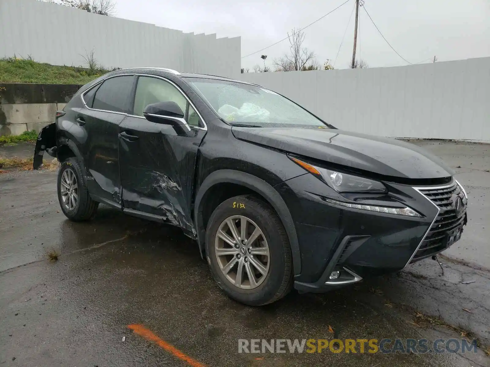 1 Фотография поврежденного автомобиля JTJBARBZXK2194692 LEXUS NX 300 BAS 2019