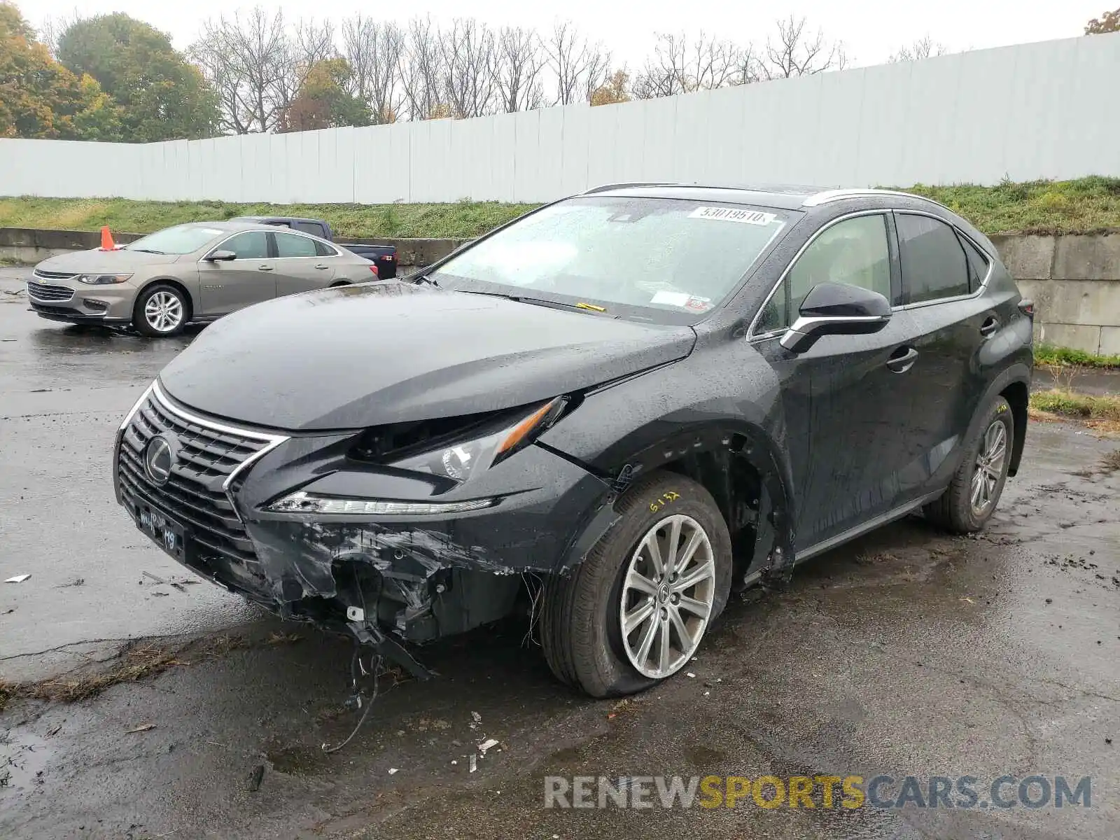 2 Фотография поврежденного автомобиля JTJBARBZXK2194692 LEXUS NX 300 BAS 2019