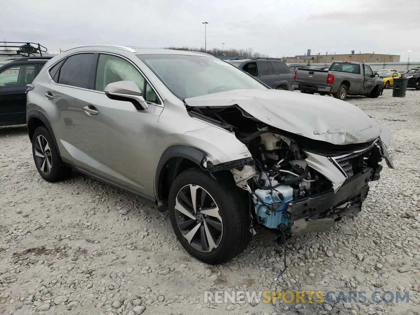 1 Photograph of a damaged car JTJBARBZXK2200460 LEXUS NX 300 BAS 2019