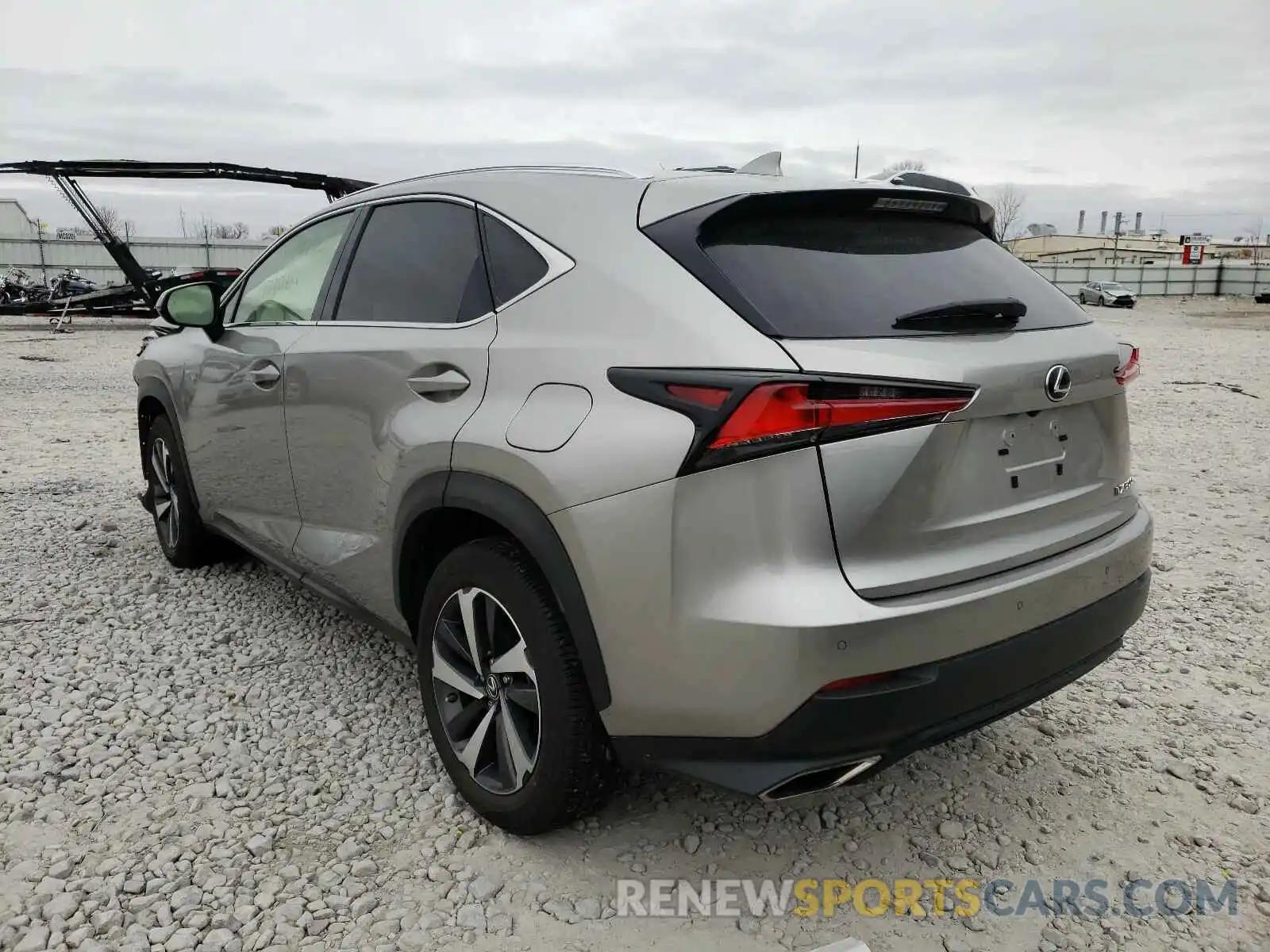 3 Фотография поврежденного автомобиля JTJBARBZXK2200460 LEXUS NX 300 BAS 2019