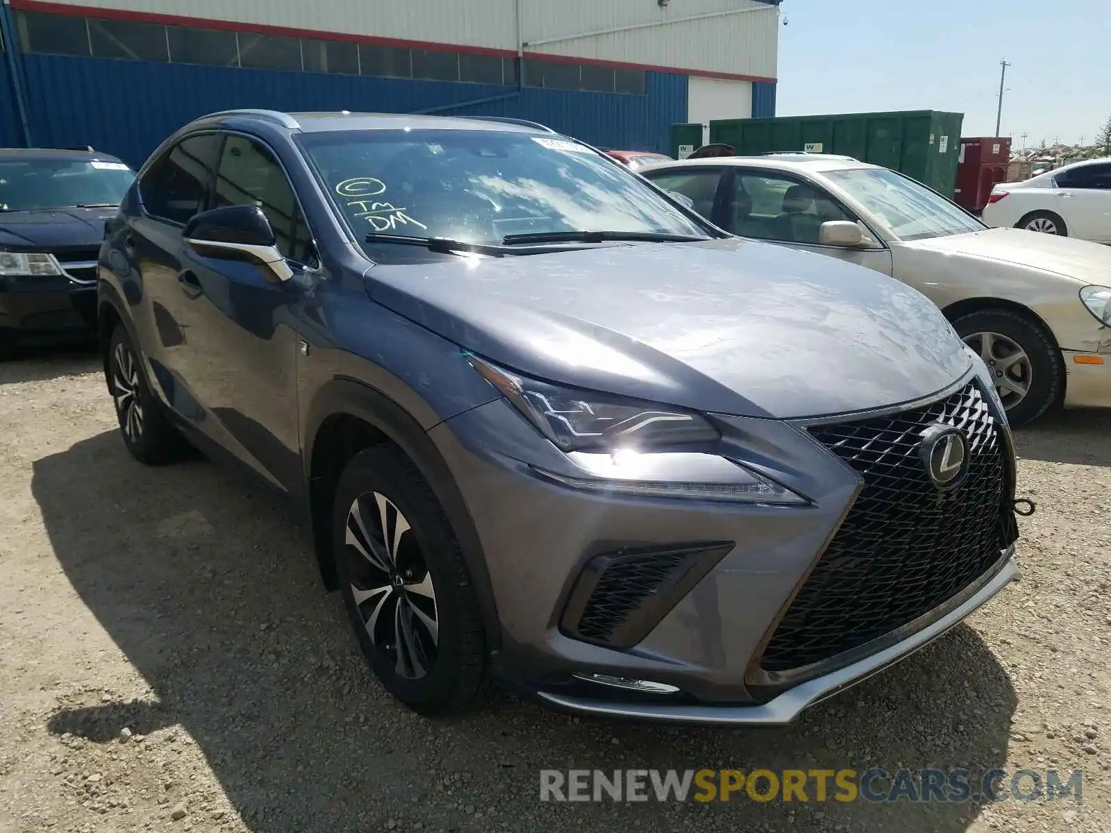 1 Photograph of a damaged car JTJBARBZXK2201186 LEXUS NX 300 BAS 2019