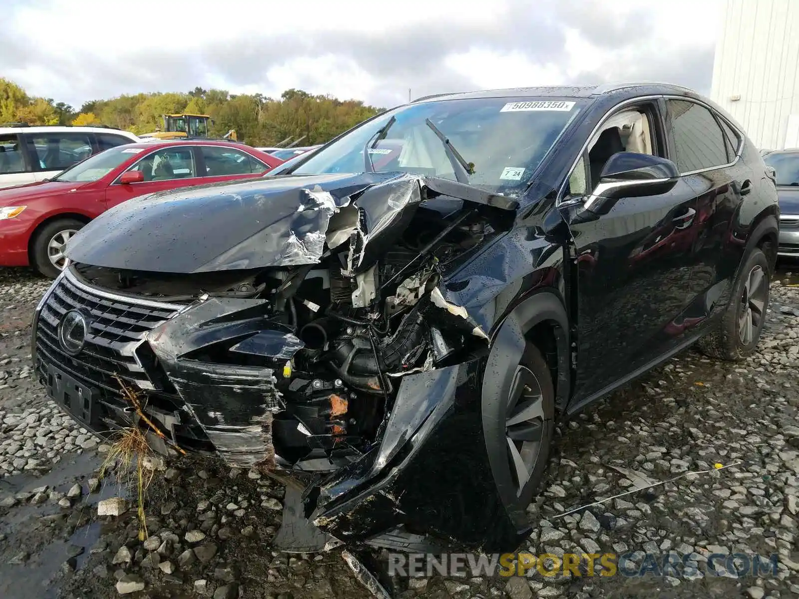 2 Photograph of a damaged car JTJBARBZXK2213225 LEXUS NX 300 BAS 2019