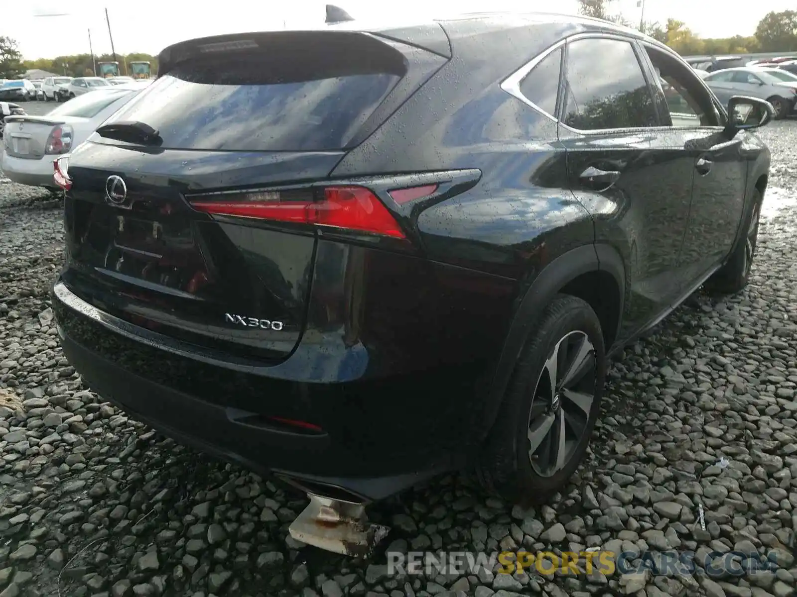 4 Фотография поврежденного автомобиля JTJBARBZXK2213225 LEXUS NX 300 BAS 2019