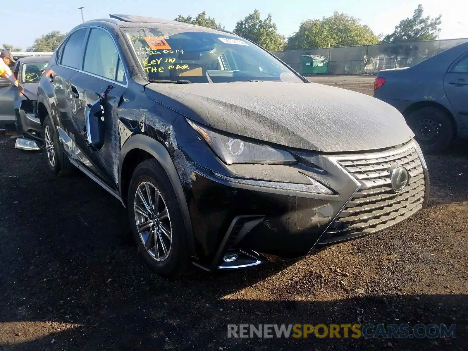 1 Photograph of a damaged car JTJYARBZ0K2134155 LEXUS NX 300 BAS 2019