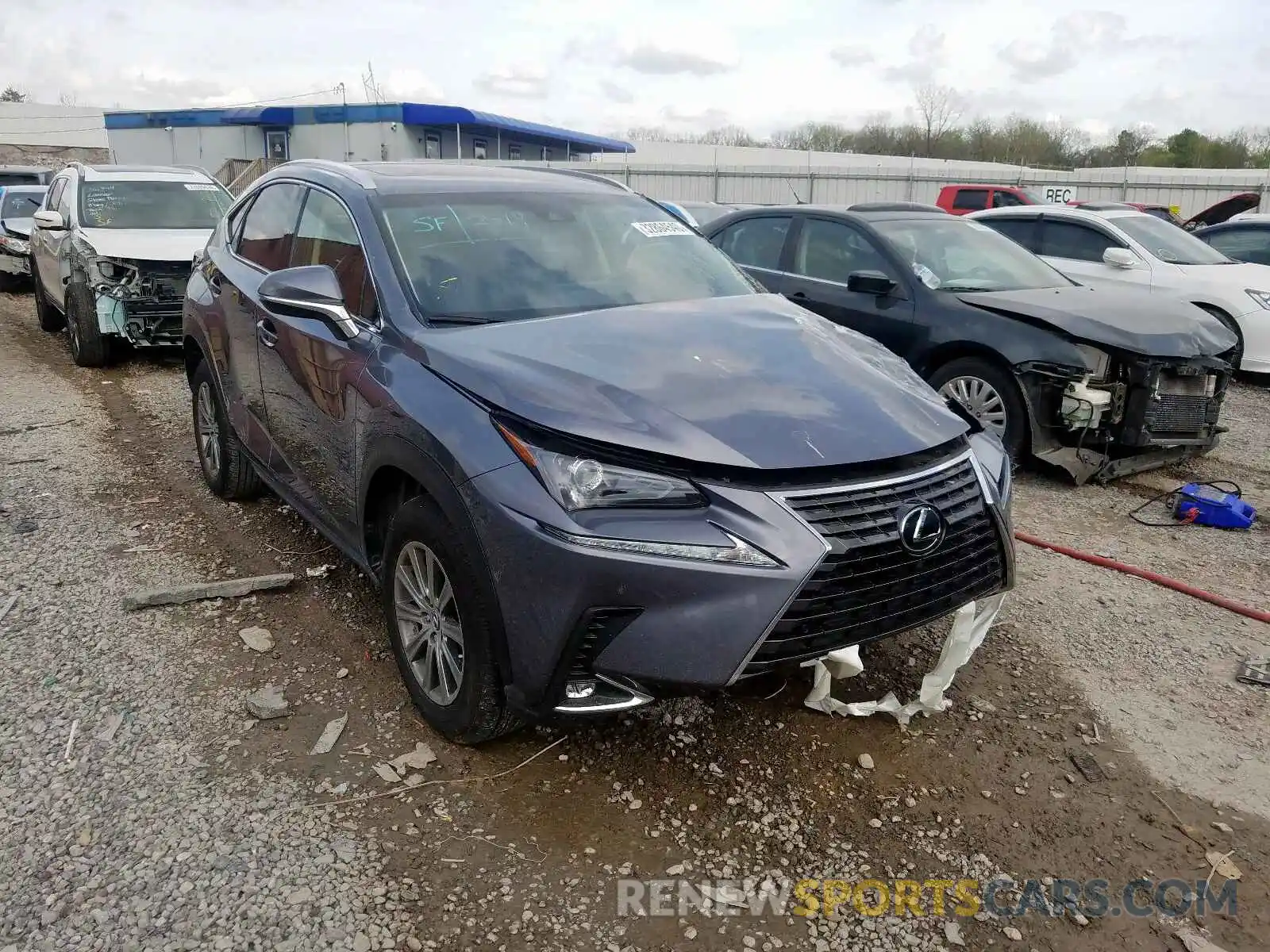 1 Фотография поврежденного автомобиля JTJYARBZ0K2140974 LEXUS NX 300 BAS 2019