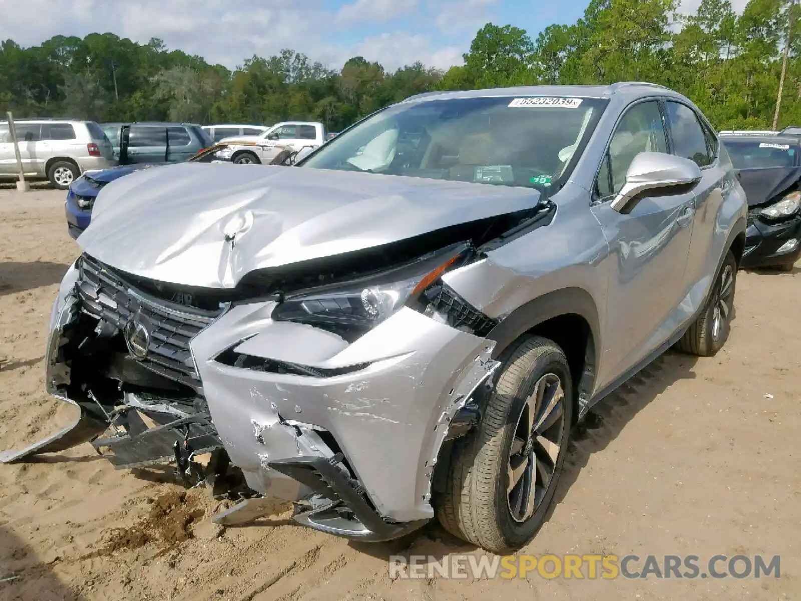 2 Photograph of a damaged car JTJYARBZ0K2144930 LEXUS NX 300 BAS 2019