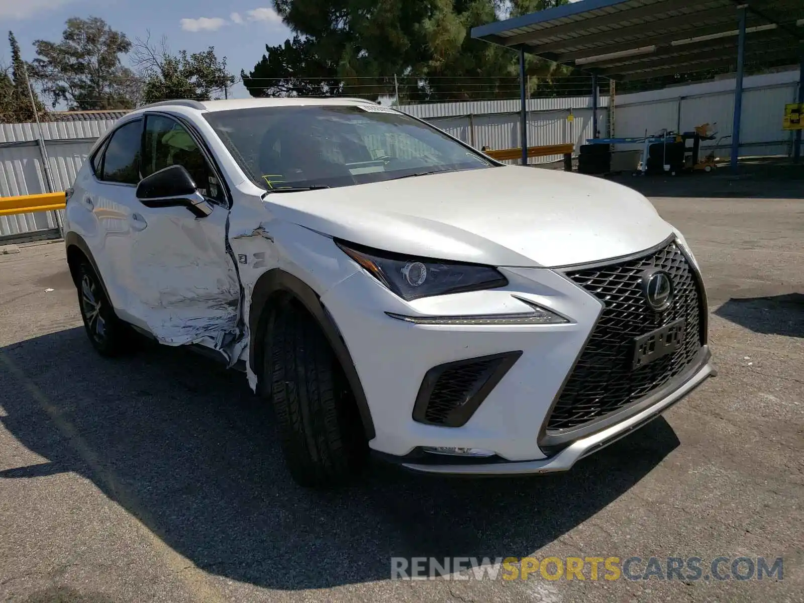 1 Фотография поврежденного автомобиля JTJYARBZ1K2123097 LEXUS NX 300 BAS 2019