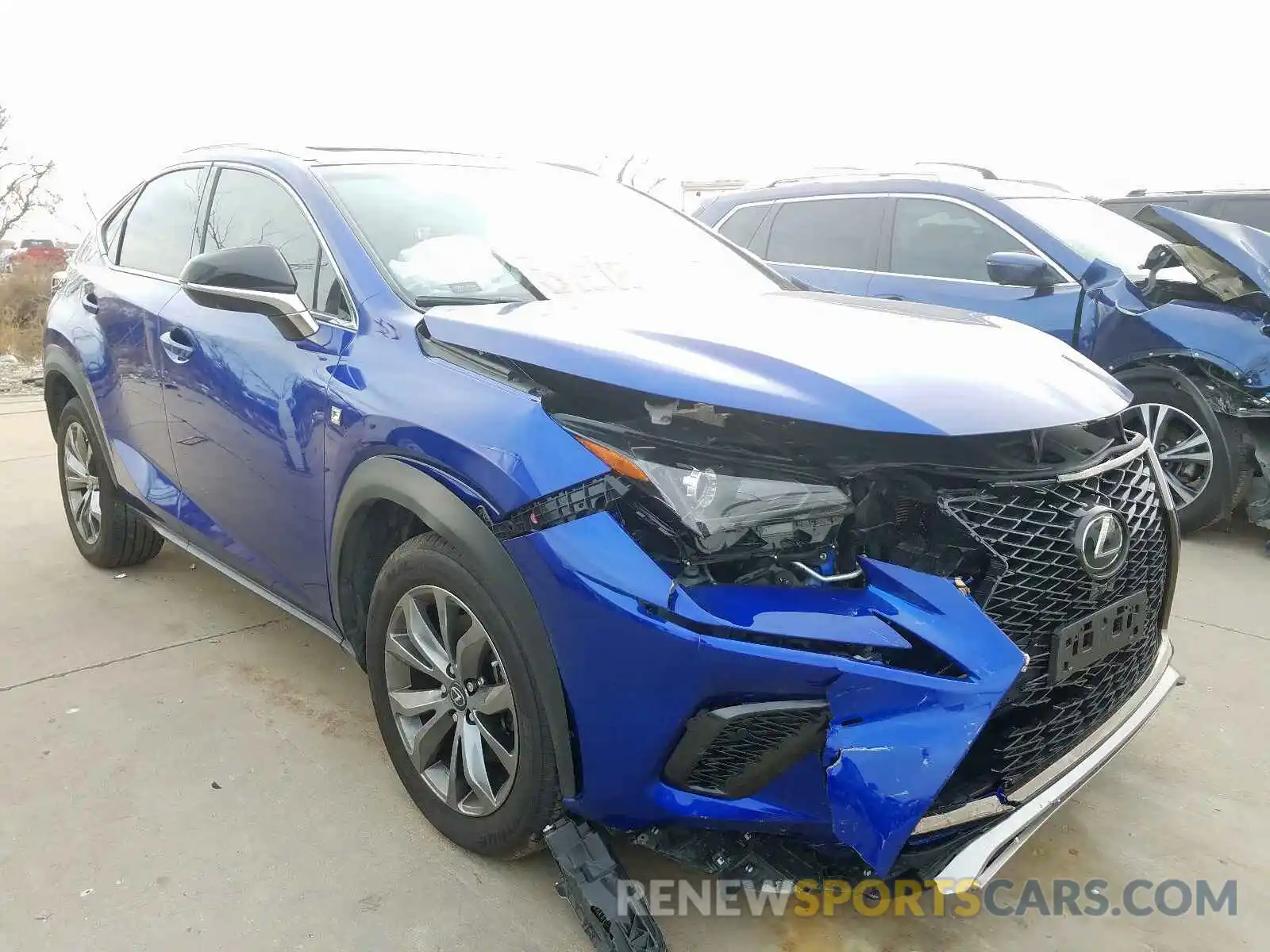 1 Фотография поврежденного автомобиля JTJYARBZ1K2148582 LEXUS NX 300 BAS 2019