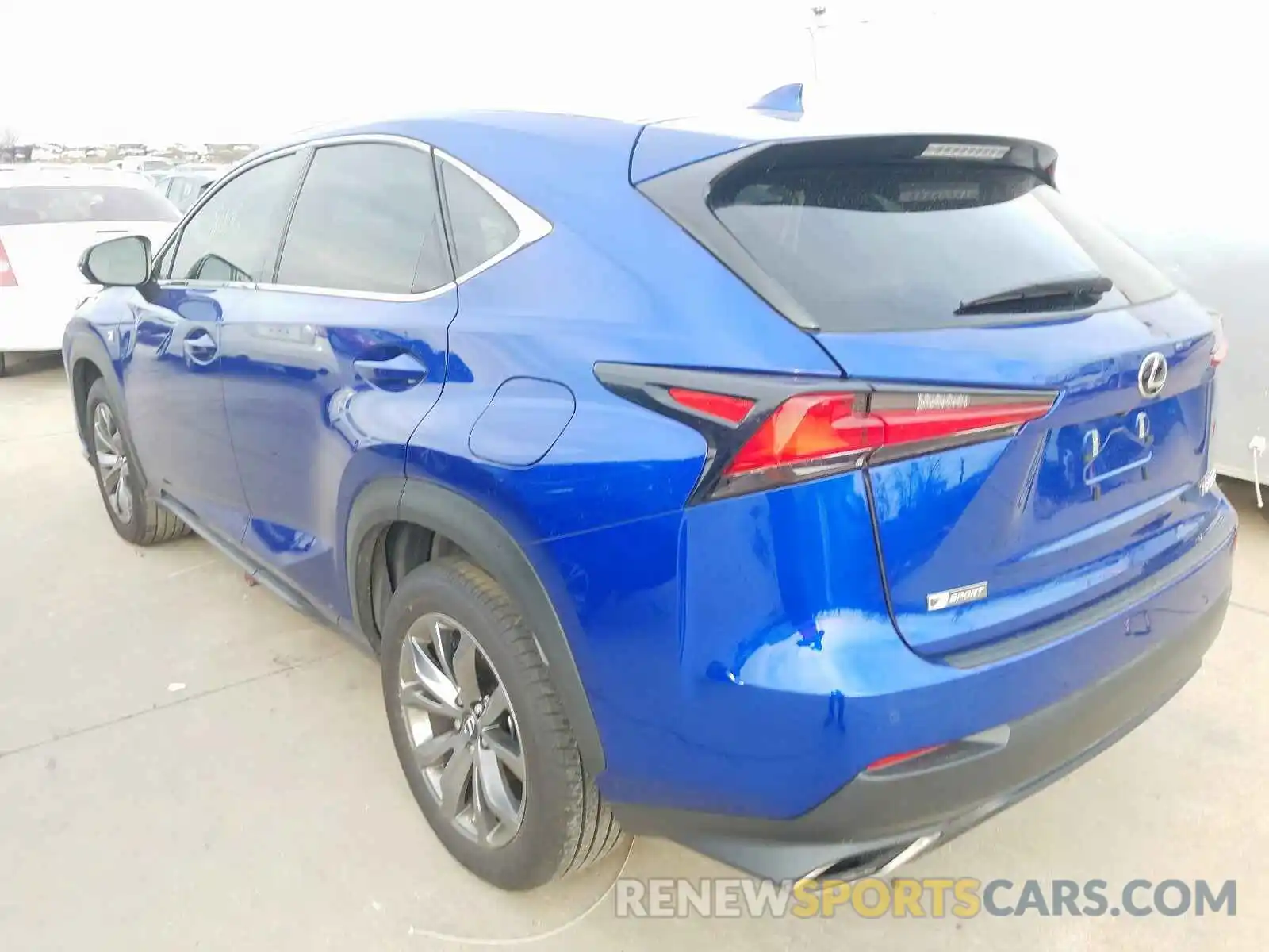 3 Фотография поврежденного автомобиля JTJYARBZ1K2148582 LEXUS NX 300 BAS 2019