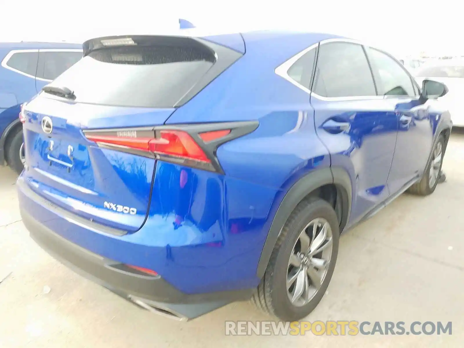 4 Фотография поврежденного автомобиля JTJYARBZ1K2148582 LEXUS NX 300 BAS 2019