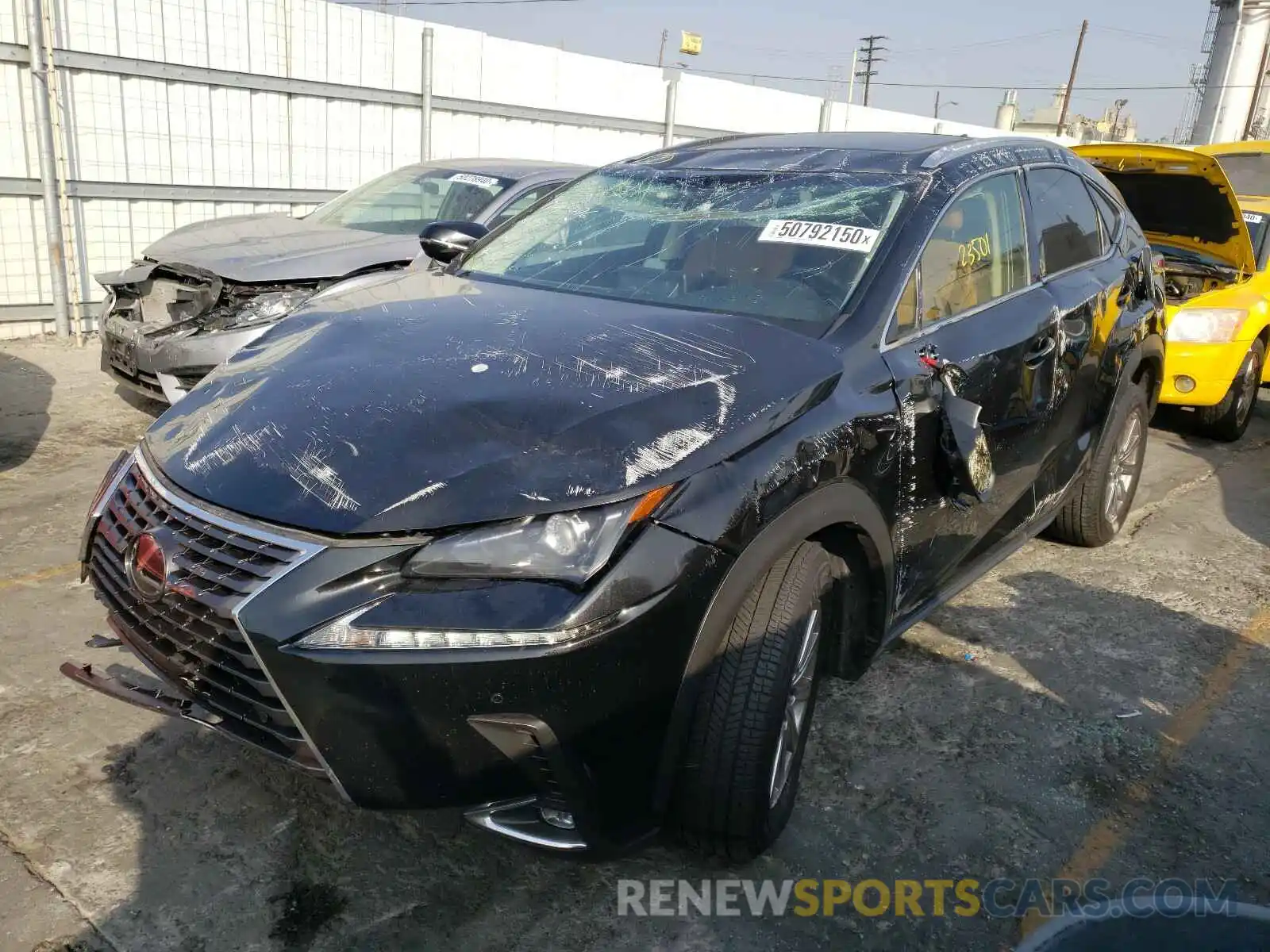 2 Photograph of a damaged car JTJYARBZ2K2117213 LEXUS NX 300 BAS 2019