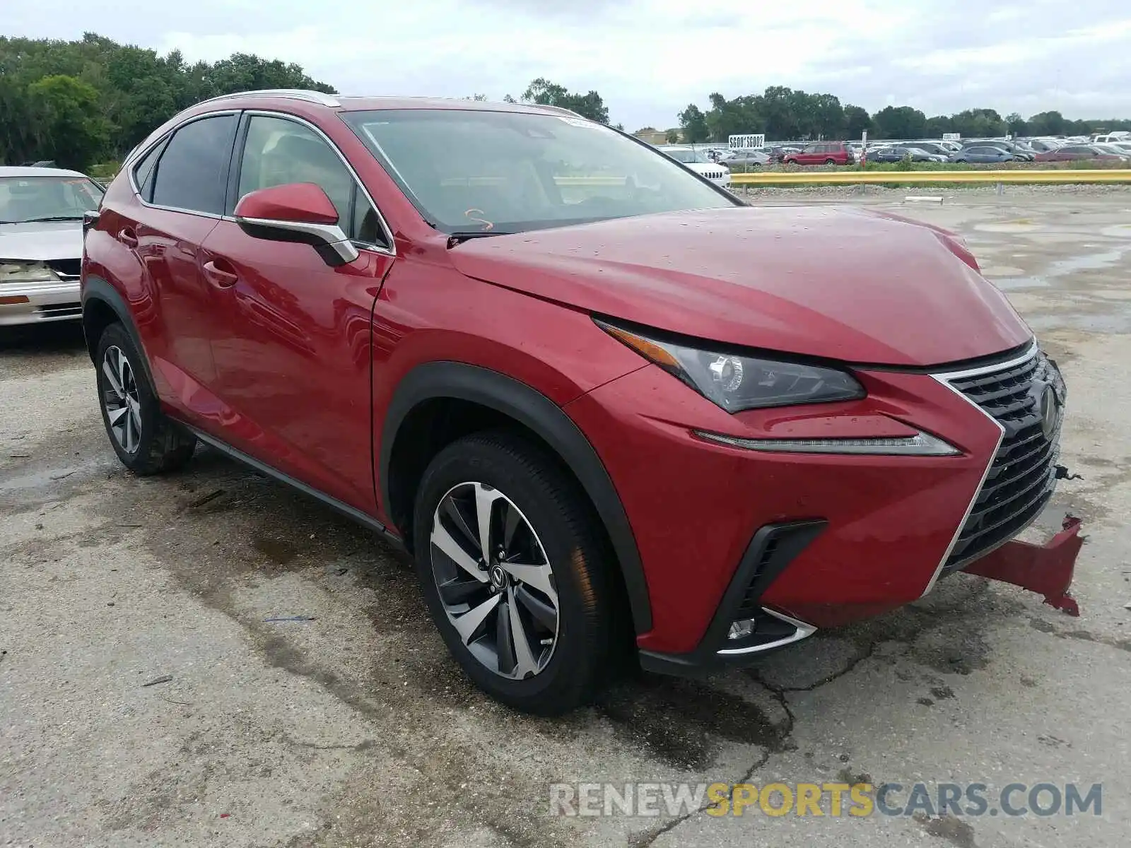 1 Photograph of a damaged car JTJYARBZ2K2119608 LEXUS NX 300 BAS 2019