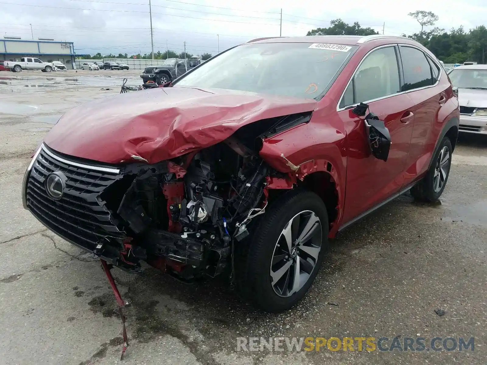 2 Photograph of a damaged car JTJYARBZ2K2119608 LEXUS NX 300 BAS 2019