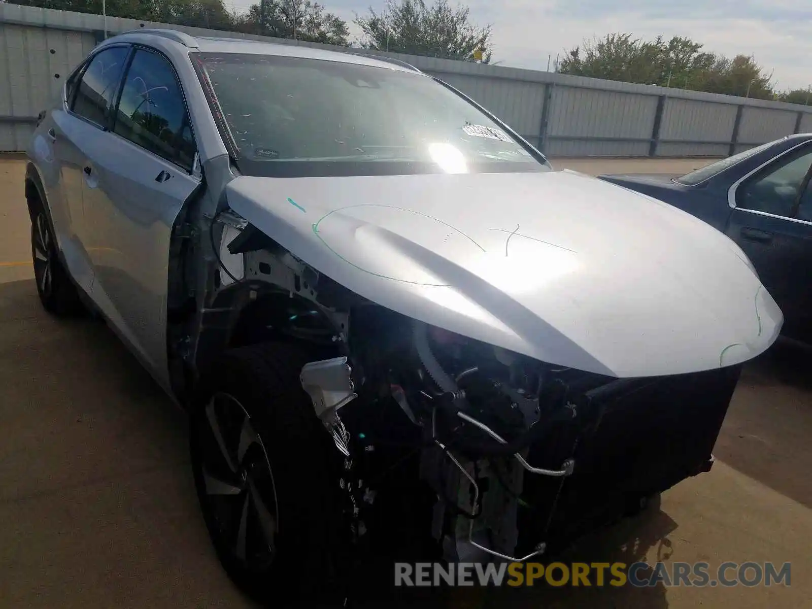 1 Photograph of a damaged car JTJYARBZ2K2127272 LEXUS NX 300 BAS 2019