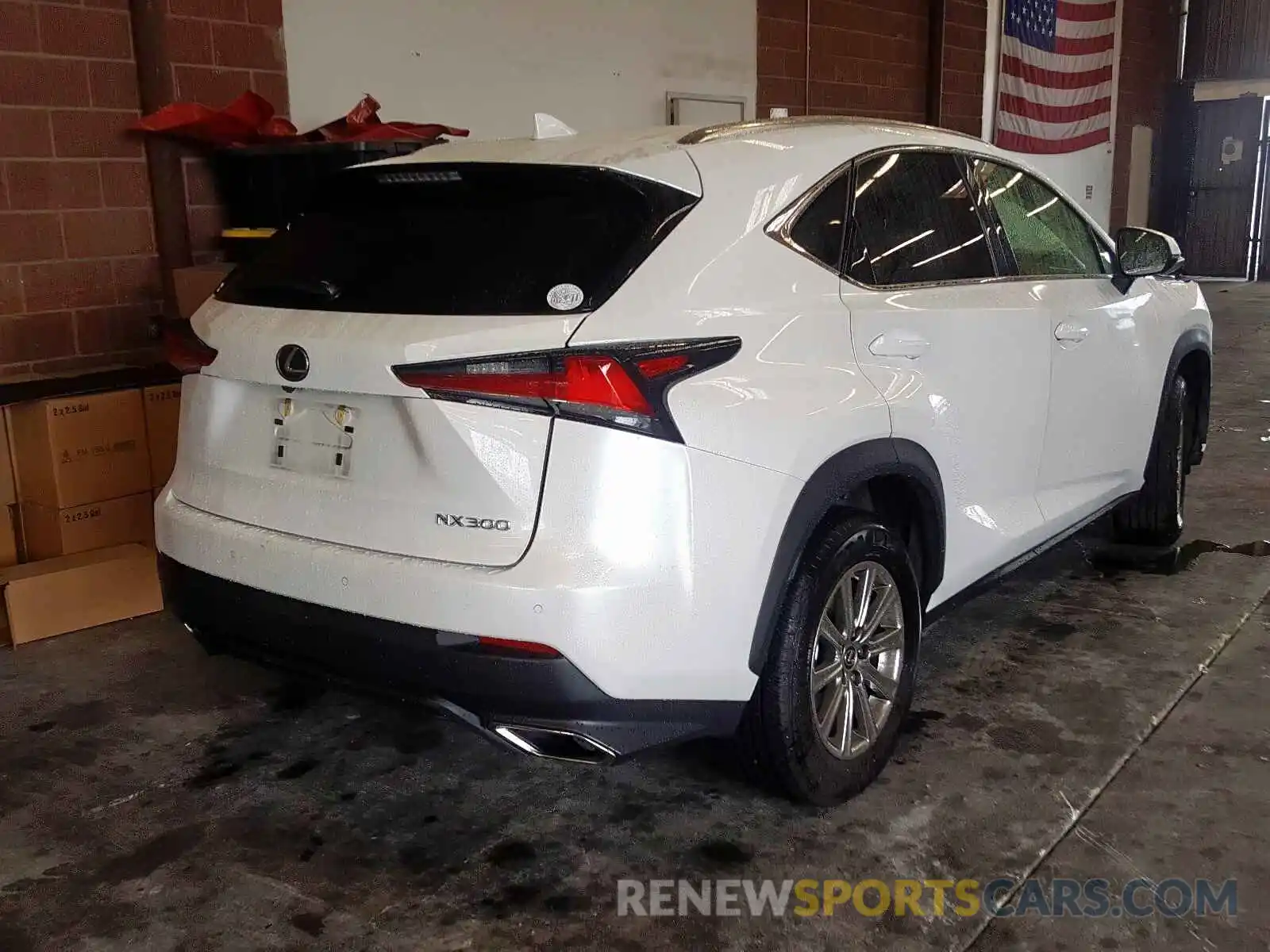 4 Фотография поврежденного автомобиля JTJYARBZ2K2131726 LEXUS NX 300 BAS 2019