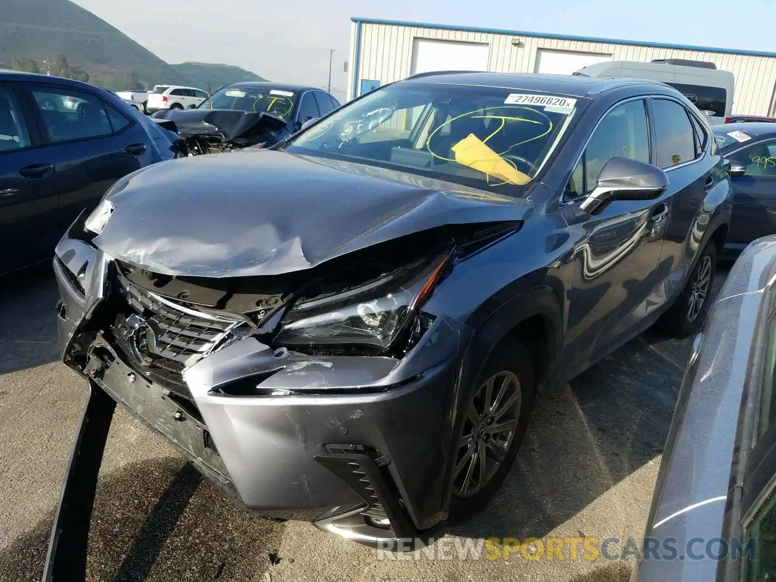 2 Photograph of a damaged car JTJYARBZ2K2139325 LEXUS NX 300 BAS 2019