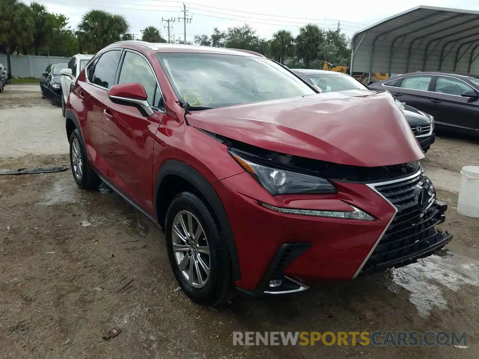 1 Photograph of a damaged car JTJYARBZ2K2142287 LEXUS NX 300 BAS 2019