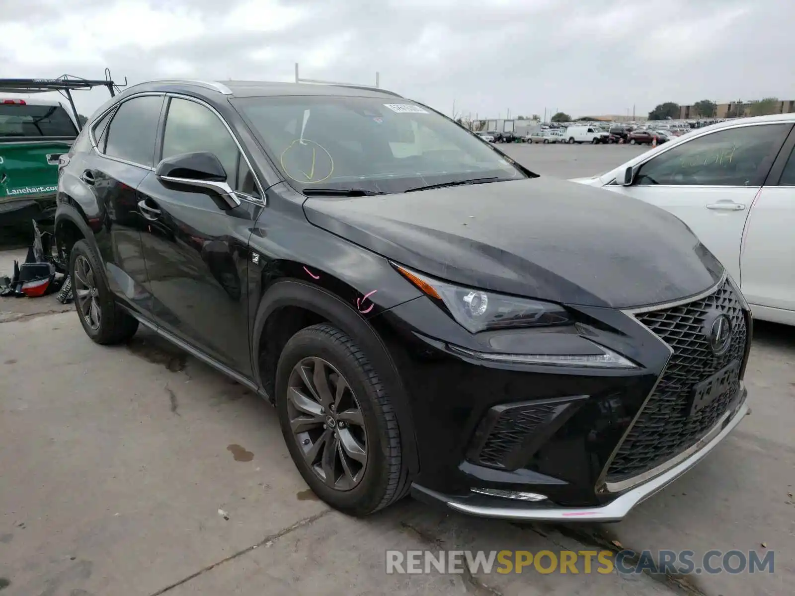 1 Photograph of a damaged car JTJYARBZ3K2118449 LEXUS NX 300 BAS 2019