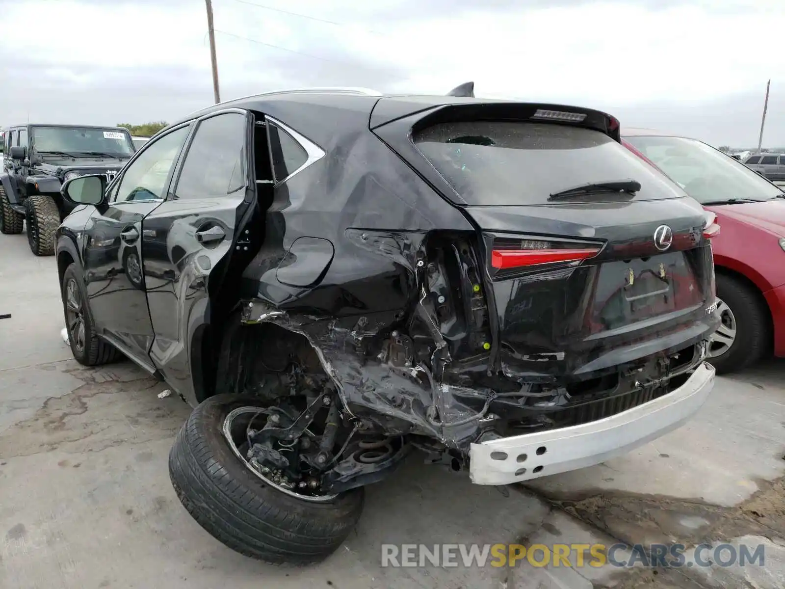 3 Photograph of a damaged car JTJYARBZ3K2118449 LEXUS NX 300 BAS 2019