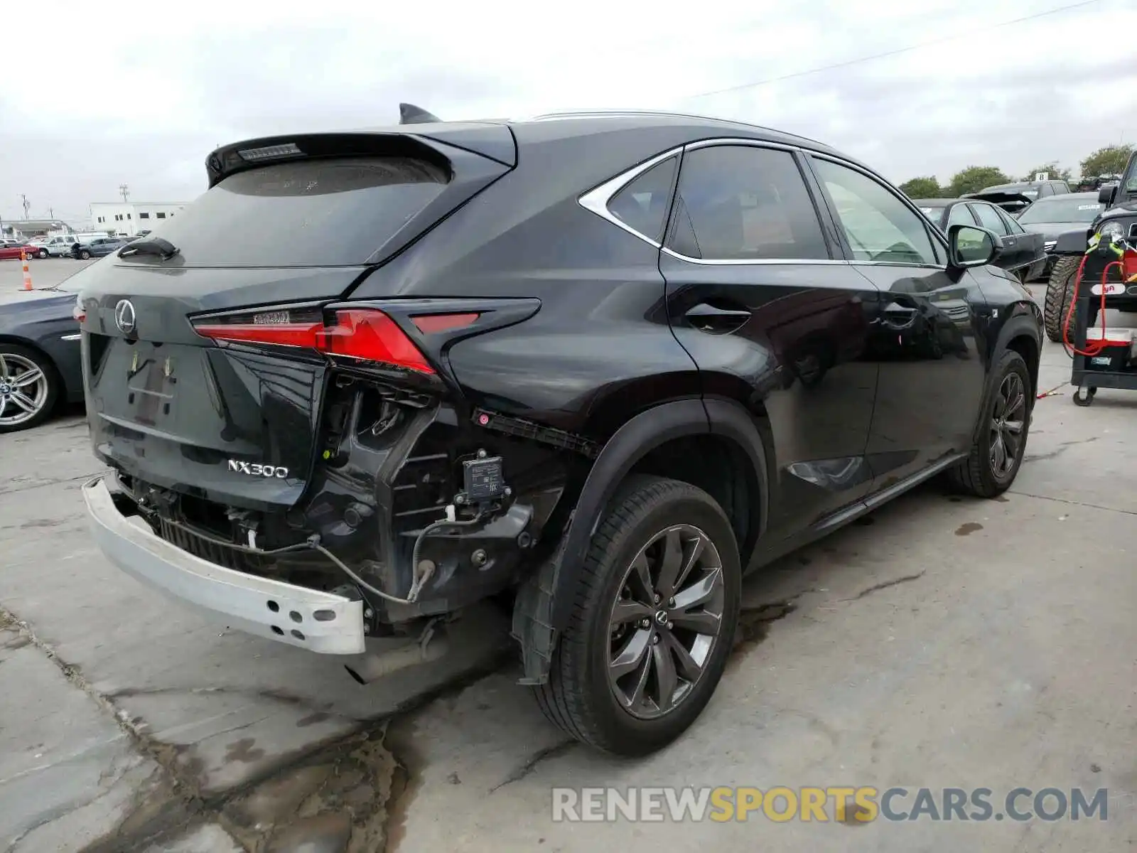 4 Фотография поврежденного автомобиля JTJYARBZ3K2118449 LEXUS NX 300 BAS 2019