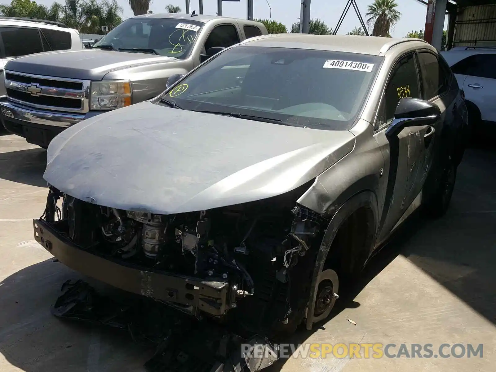 2 Photograph of a damaged car JTJYARBZ3K2122520 LEXUS NX 300 BAS 2019