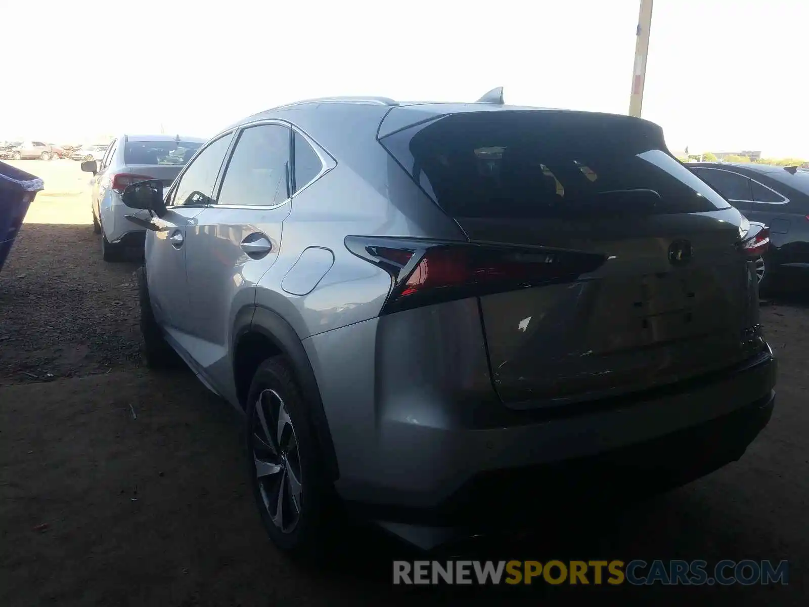 3 Фотография поврежденного автомобиля JTJYARBZ3K2136594 LEXUS NX 300 BAS 2019