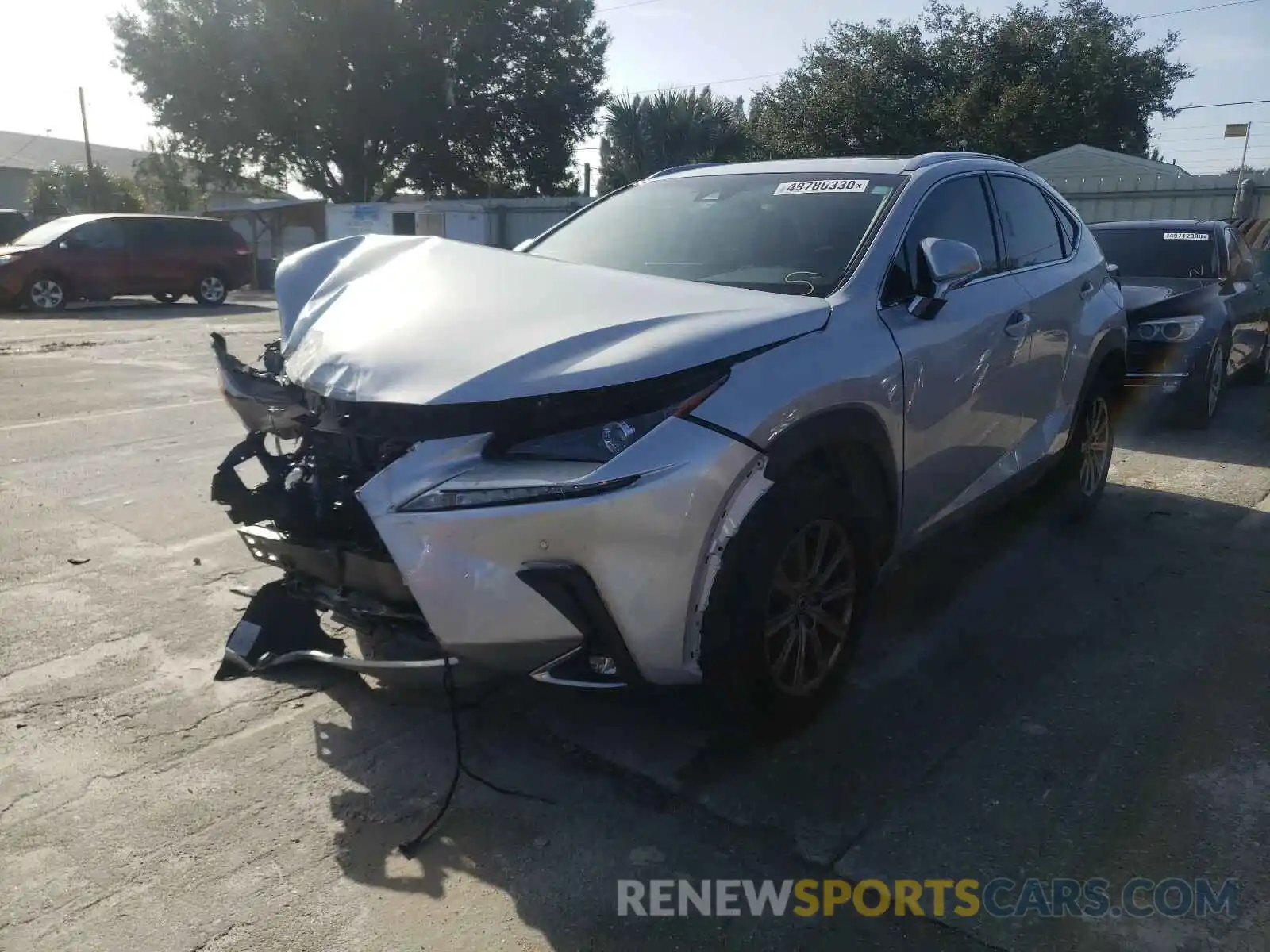 2 Photograph of a damaged car JTJYARBZ4K2117228 LEXUS NX 300 BAS 2019