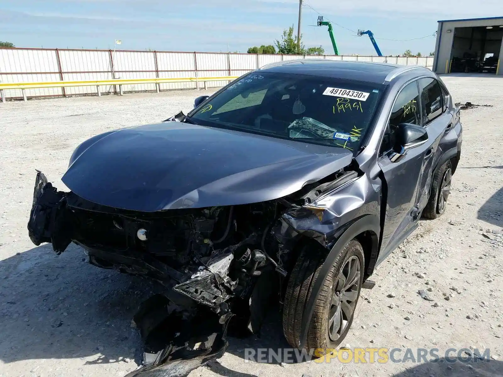 2 Photograph of a damaged car JTJYARBZ4K2119951 LEXUS NX 300 BAS 2019