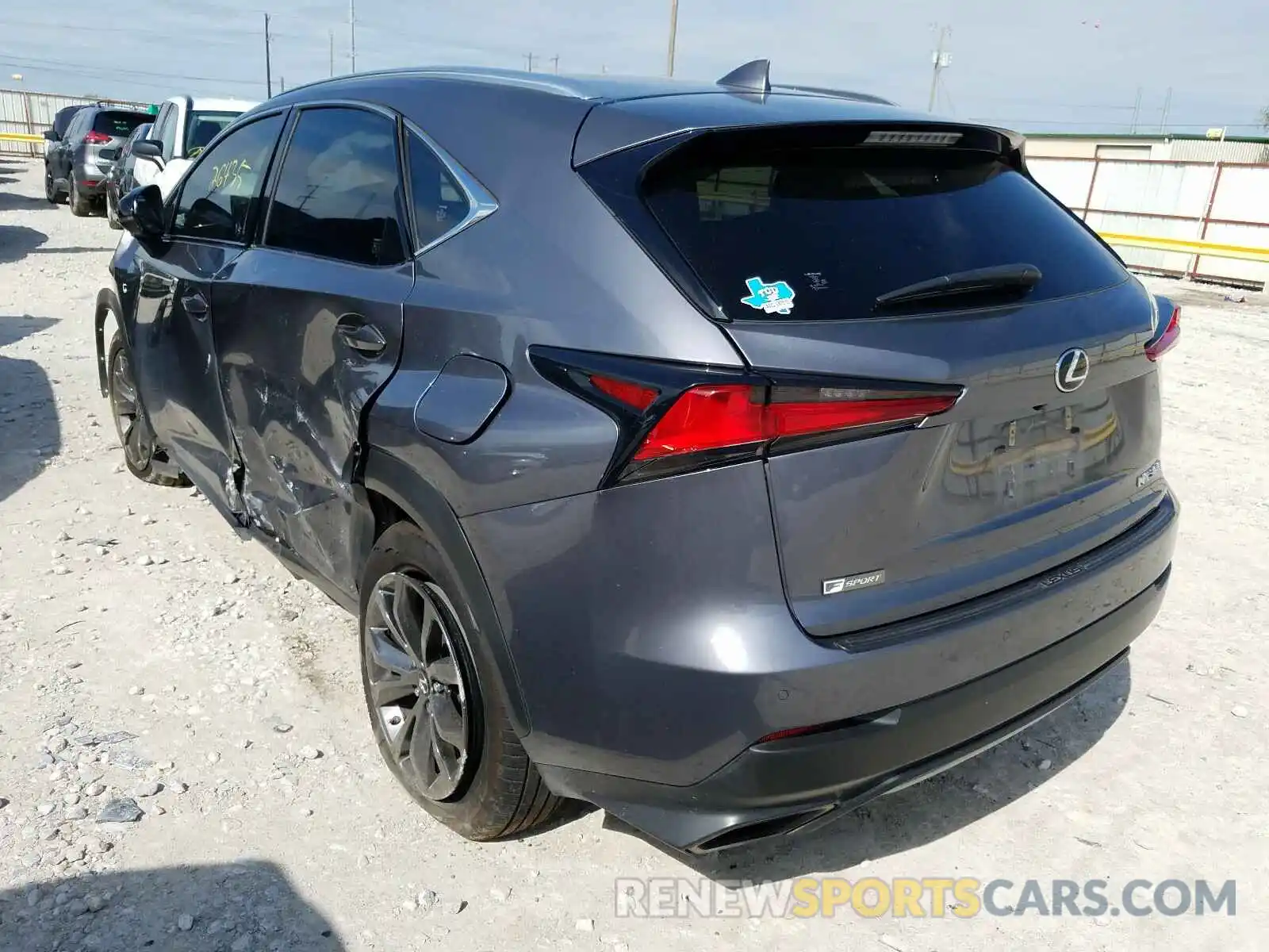 3 Photograph of a damaged car JTJYARBZ4K2119951 LEXUS NX 300 BAS 2019