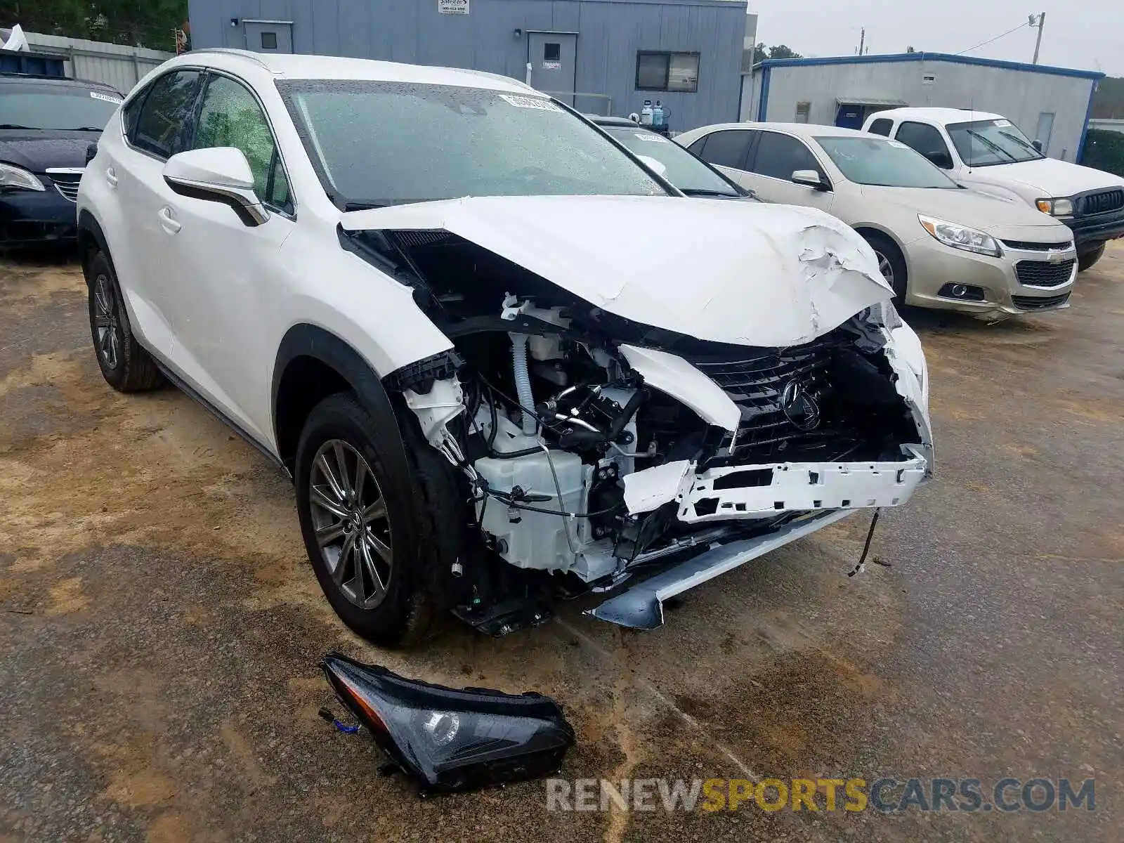 1 Photograph of a damaged car JTJYARBZ4K2119982 LEXUS NX 300 BAS 2019