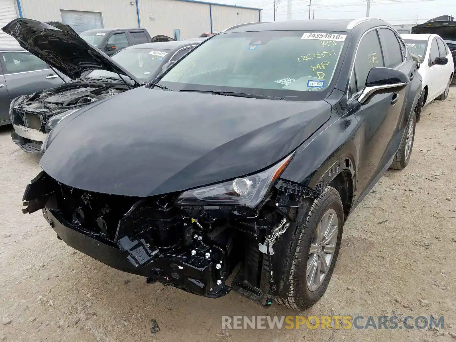 2 Photograph of a damaged car JTJYARBZ4K2120551 LEXUS NX 300 BAS 2019