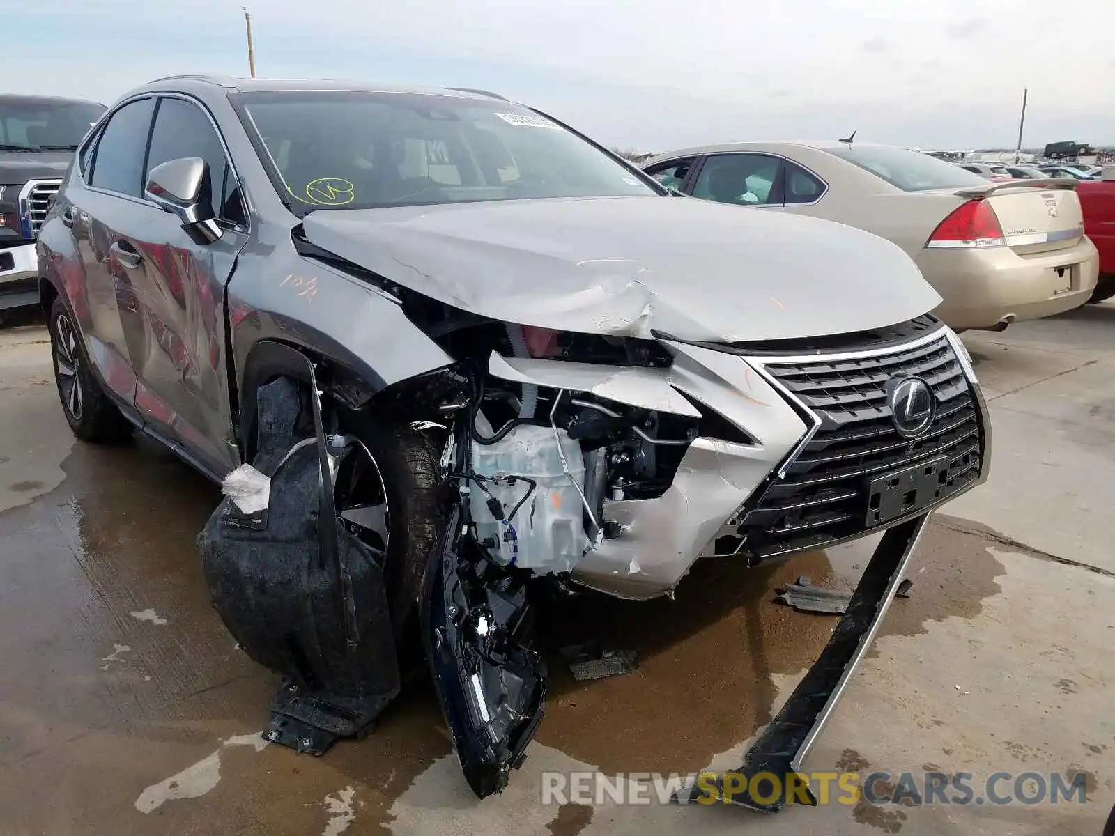 1 Photograph of a damaged car JTJYARBZ4K2128312 LEXUS NX 300 BAS 2019