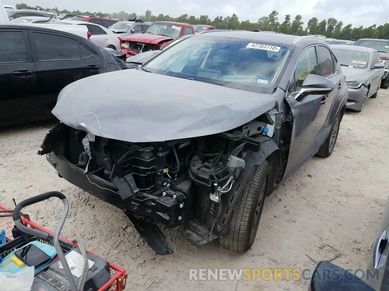 2 Photograph of a damaged car JTJYARBZ4K2133817 LEXUS NX 300 BAS 2019