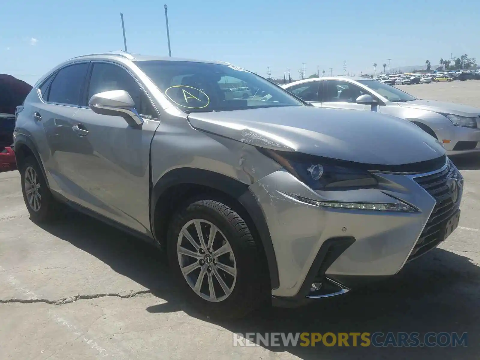 1 Photograph of a damaged car JTJYARBZ5K2116864 LEXUS NX 300 BAS 2019