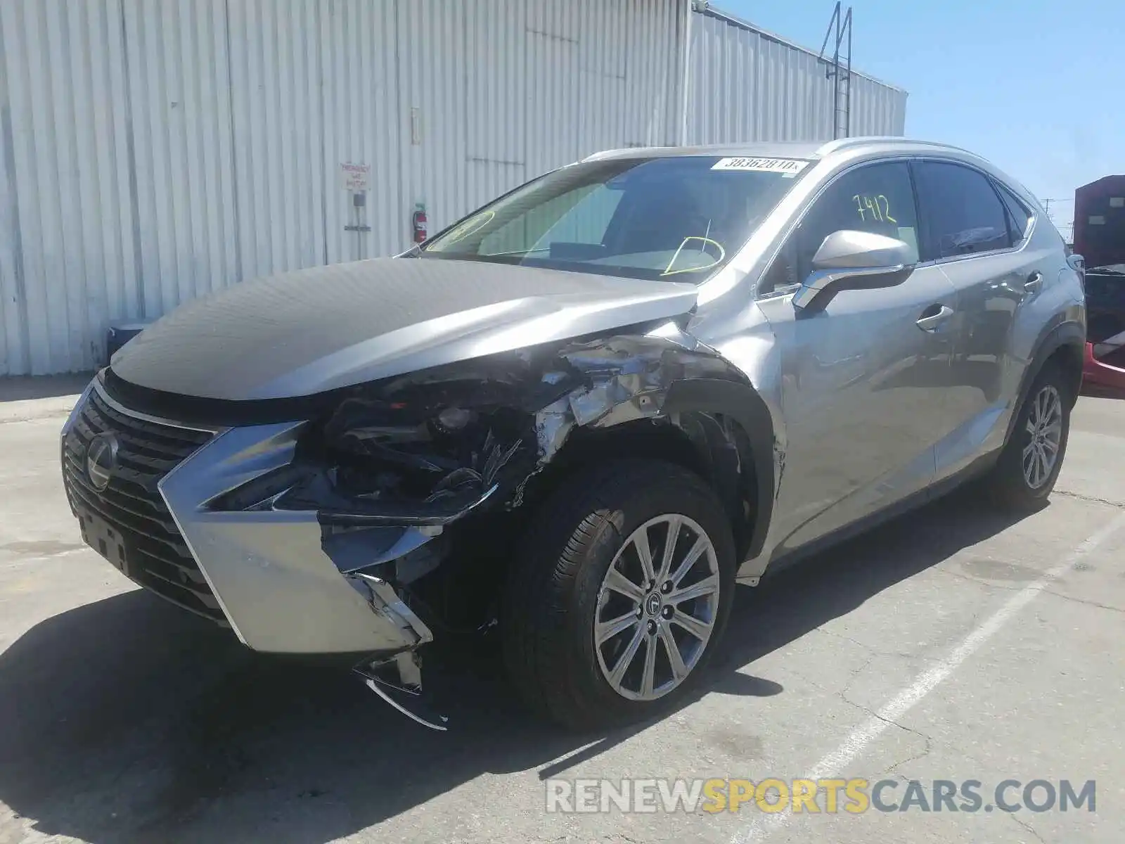 2 Photograph of a damaged car JTJYARBZ5K2116864 LEXUS NX 300 BAS 2019