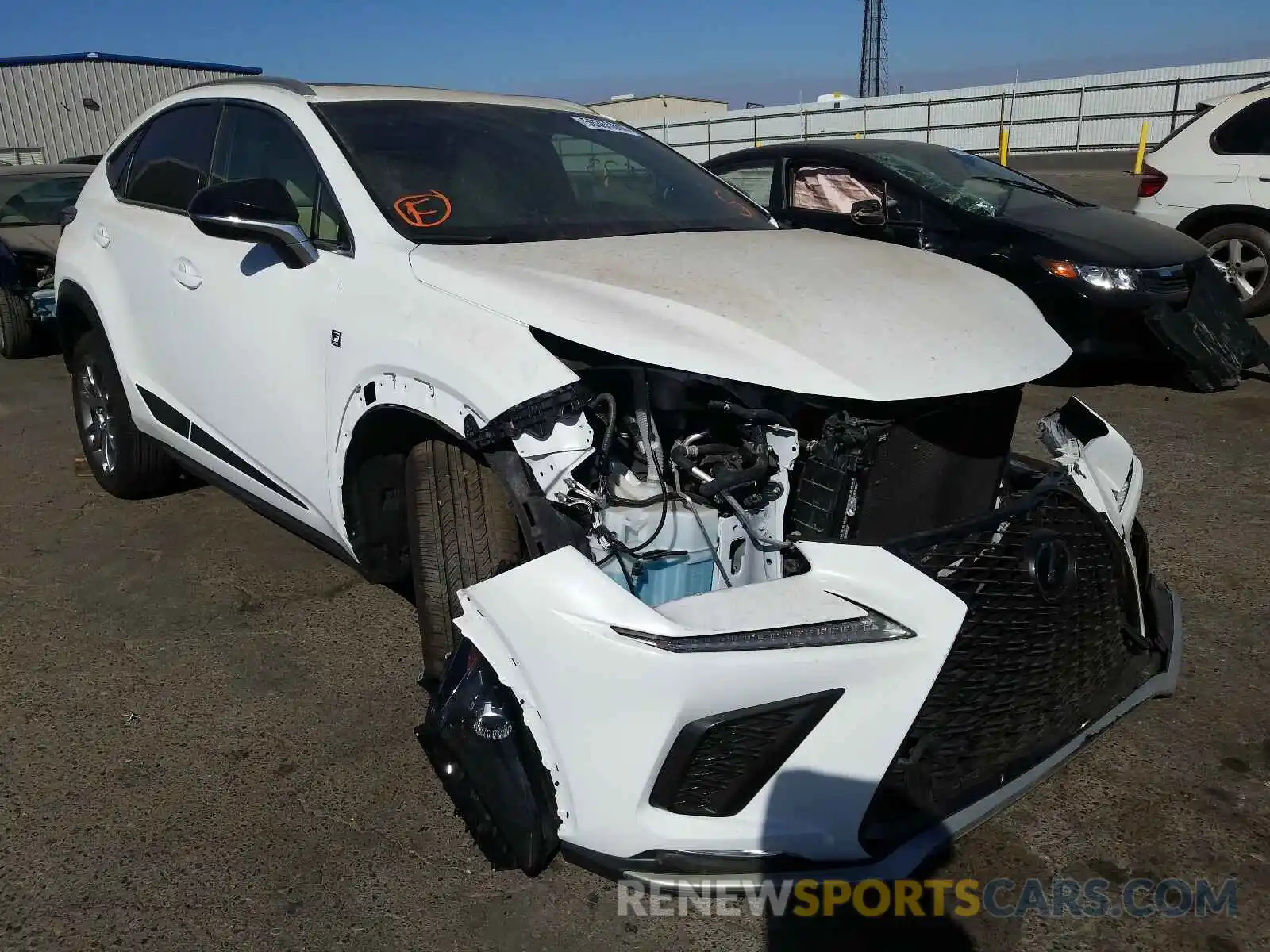 1 Photograph of a damaged car JTJYARBZ5K2148035 LEXUS NX 300 BAS 2019