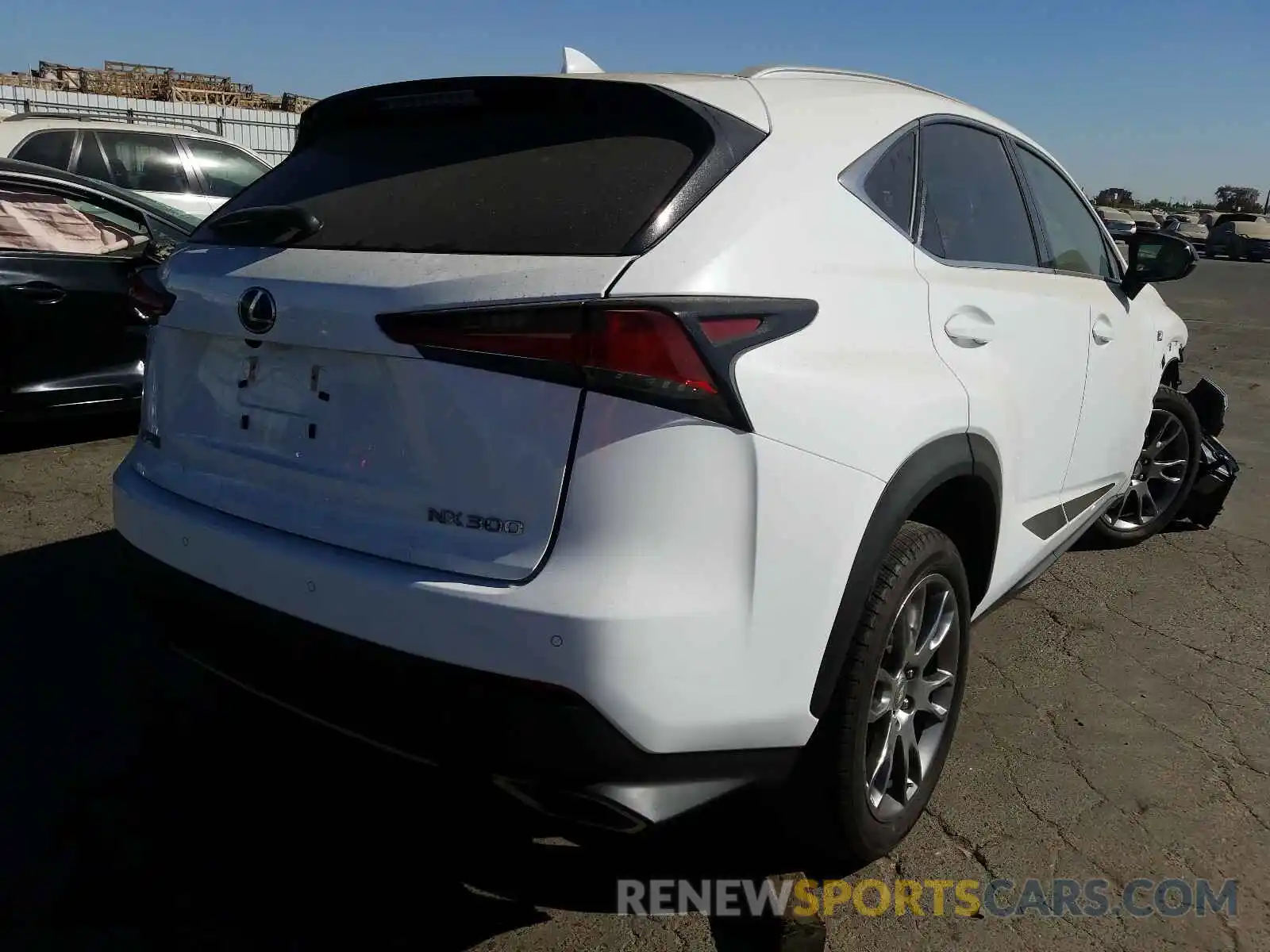 4 Photograph of a damaged car JTJYARBZ5K2148035 LEXUS NX 300 BAS 2019