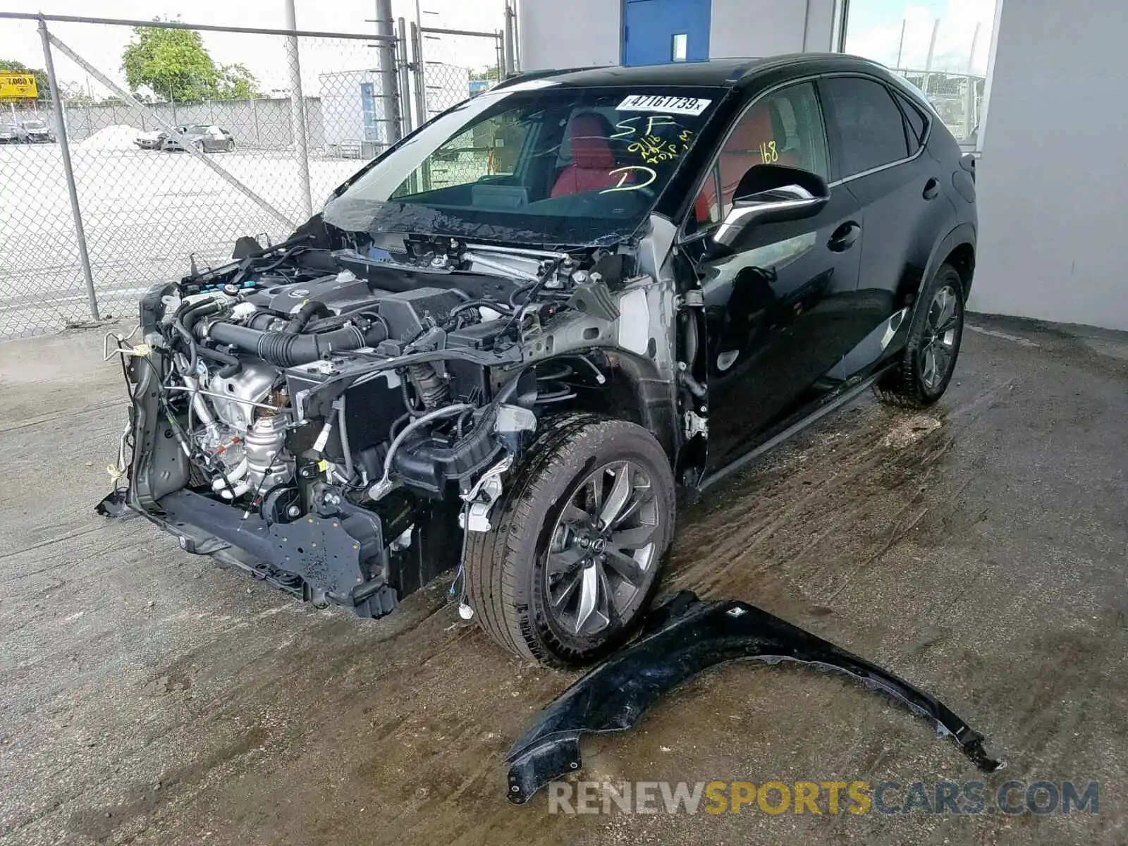 2 Photograph of a damaged car JTJYARBZ5K2156359 LEXUS NX 300 BAS 2019