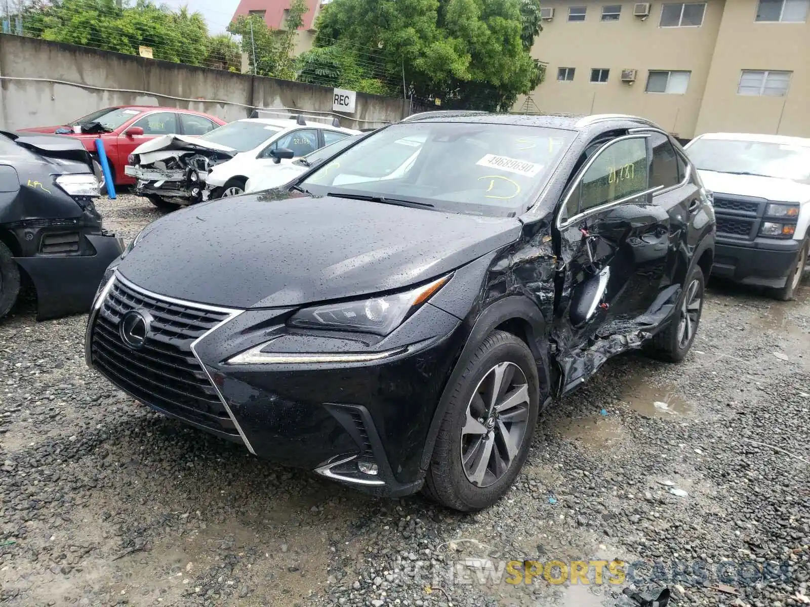 2 Photograph of a damaged car JTJYARBZ6K2124861 LEXUS NX 300 BAS 2019