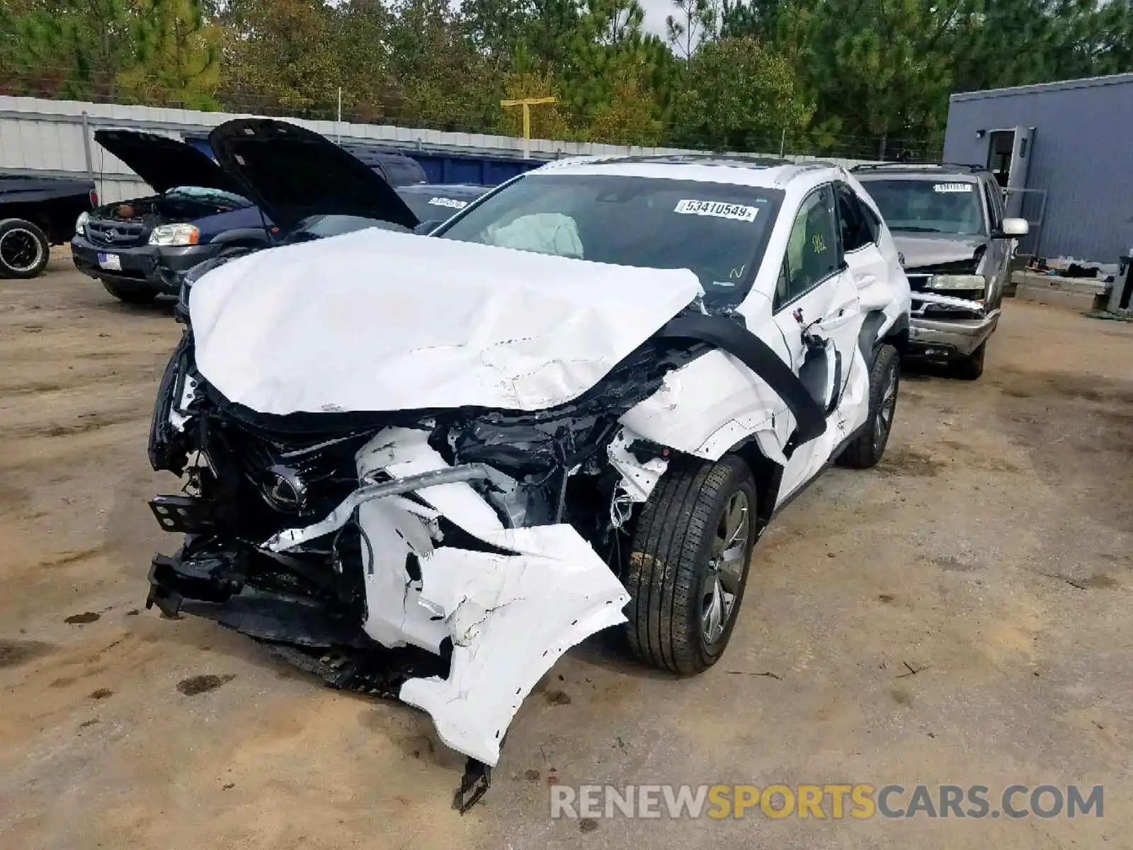 2 Photograph of a damaged car JTJYARBZ6K2143880 LEXUS NX 300 BAS 2019